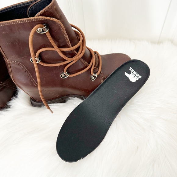 NEW SOREL JOAN OF ARCTIC WEDGE III LACE BOOT SIZE 6.5 - Picture 8 of 16